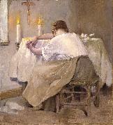 Robert Reid Her First Born oil painting artist